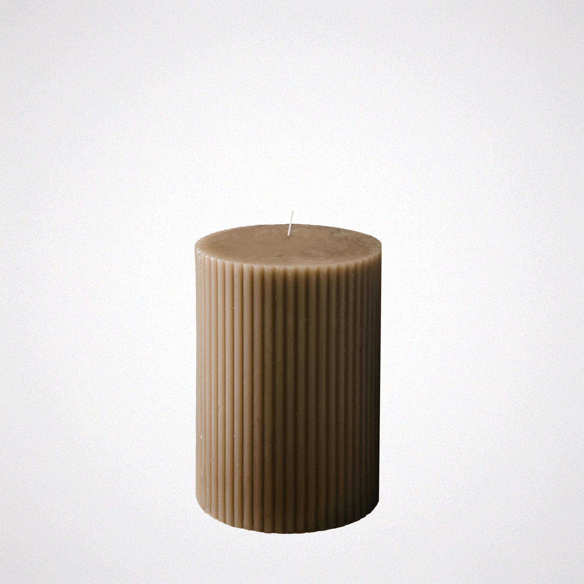 Reeded Pillar Candle