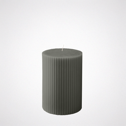 Reeded Pillar Candle