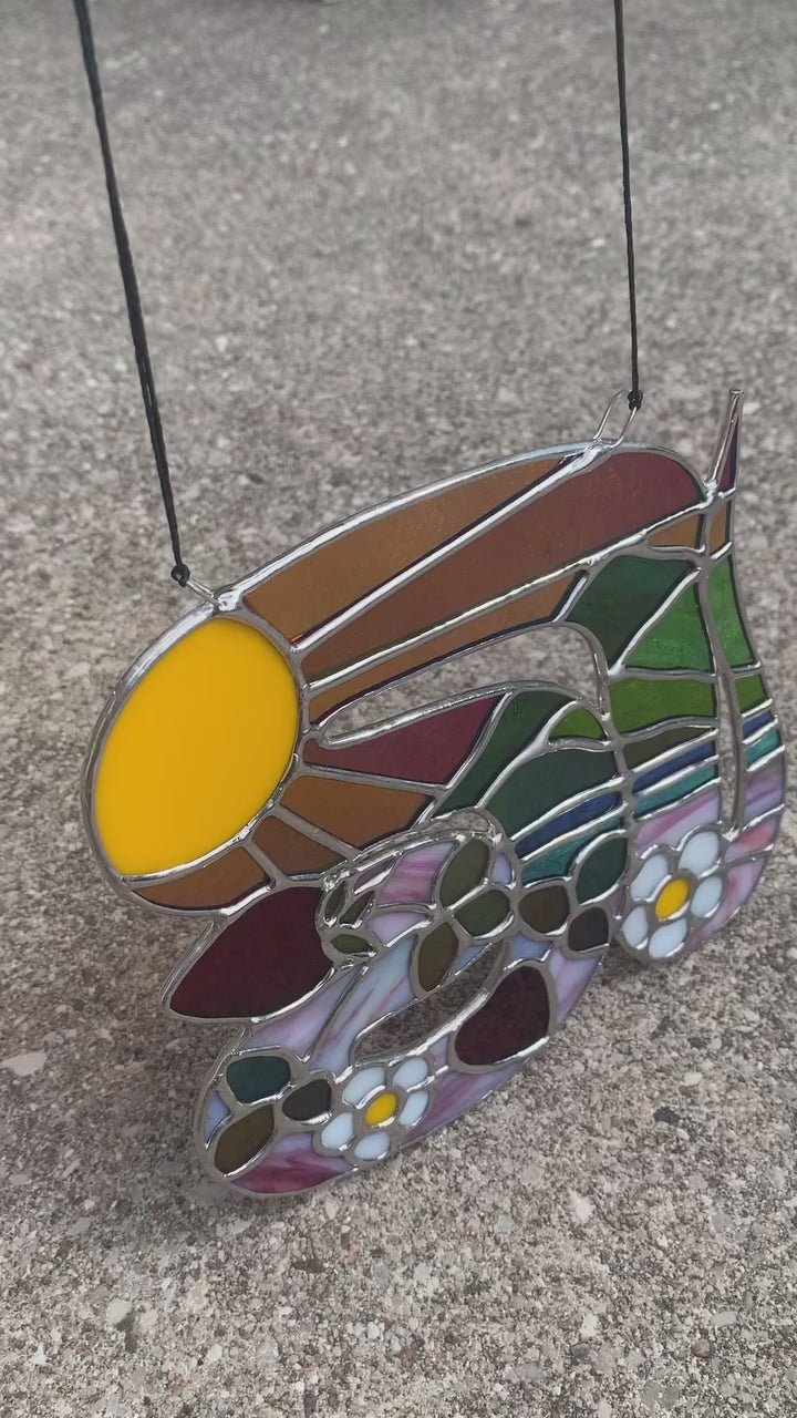 Summer Snake Window Hanger