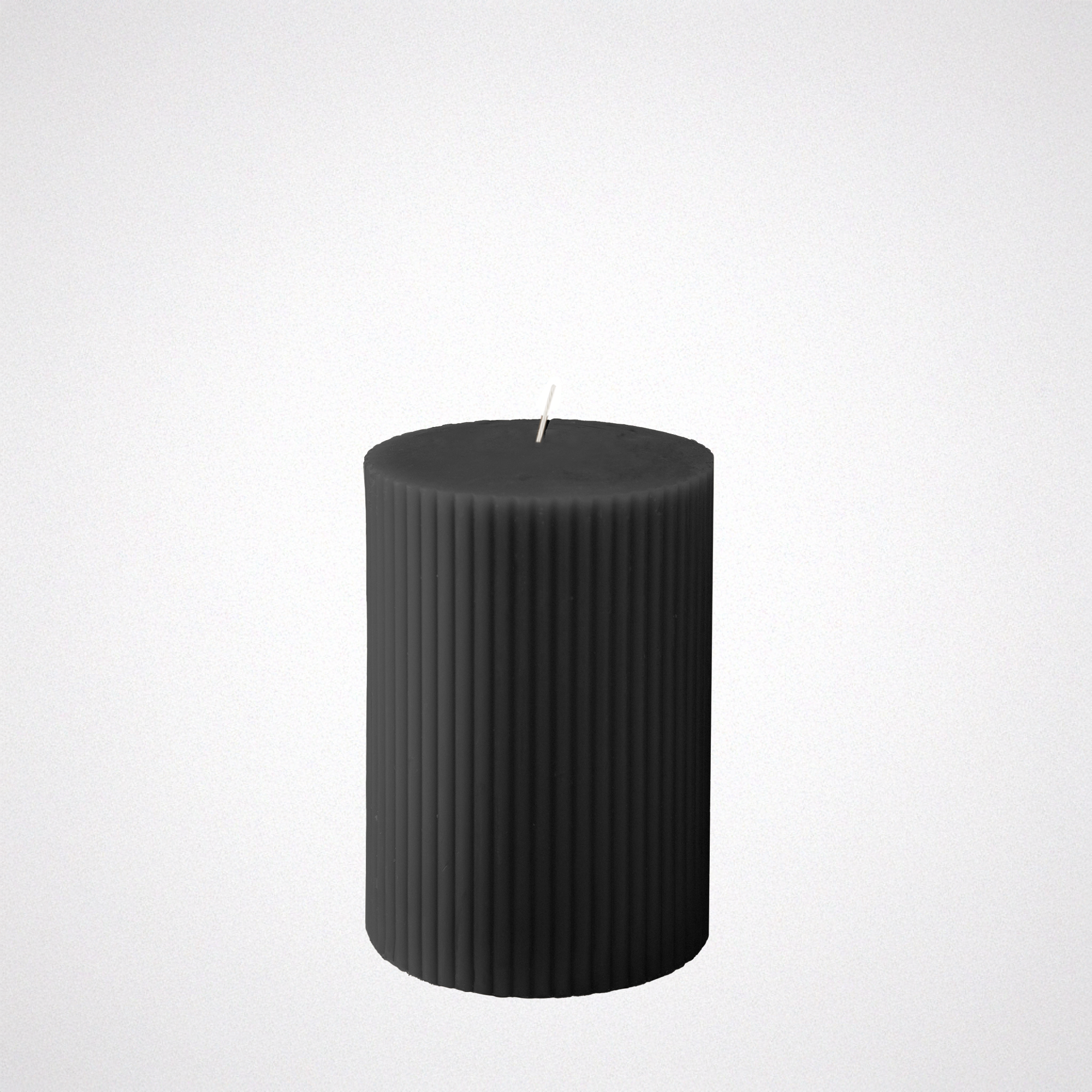 Reeded Pillar Candle