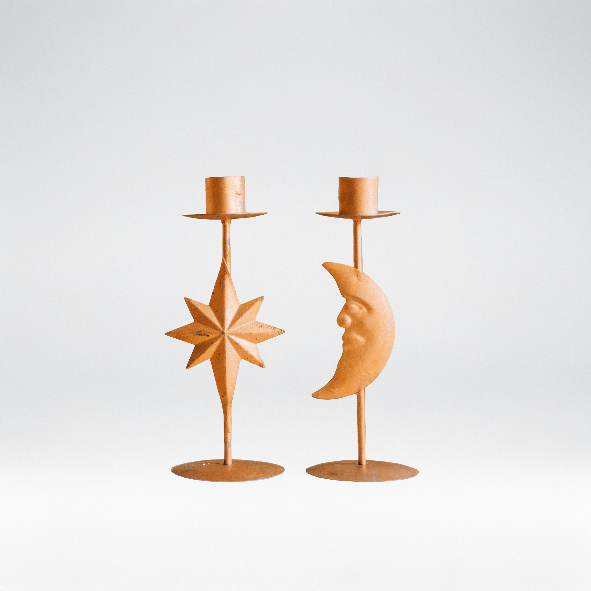 Celeste Candlestick Duo